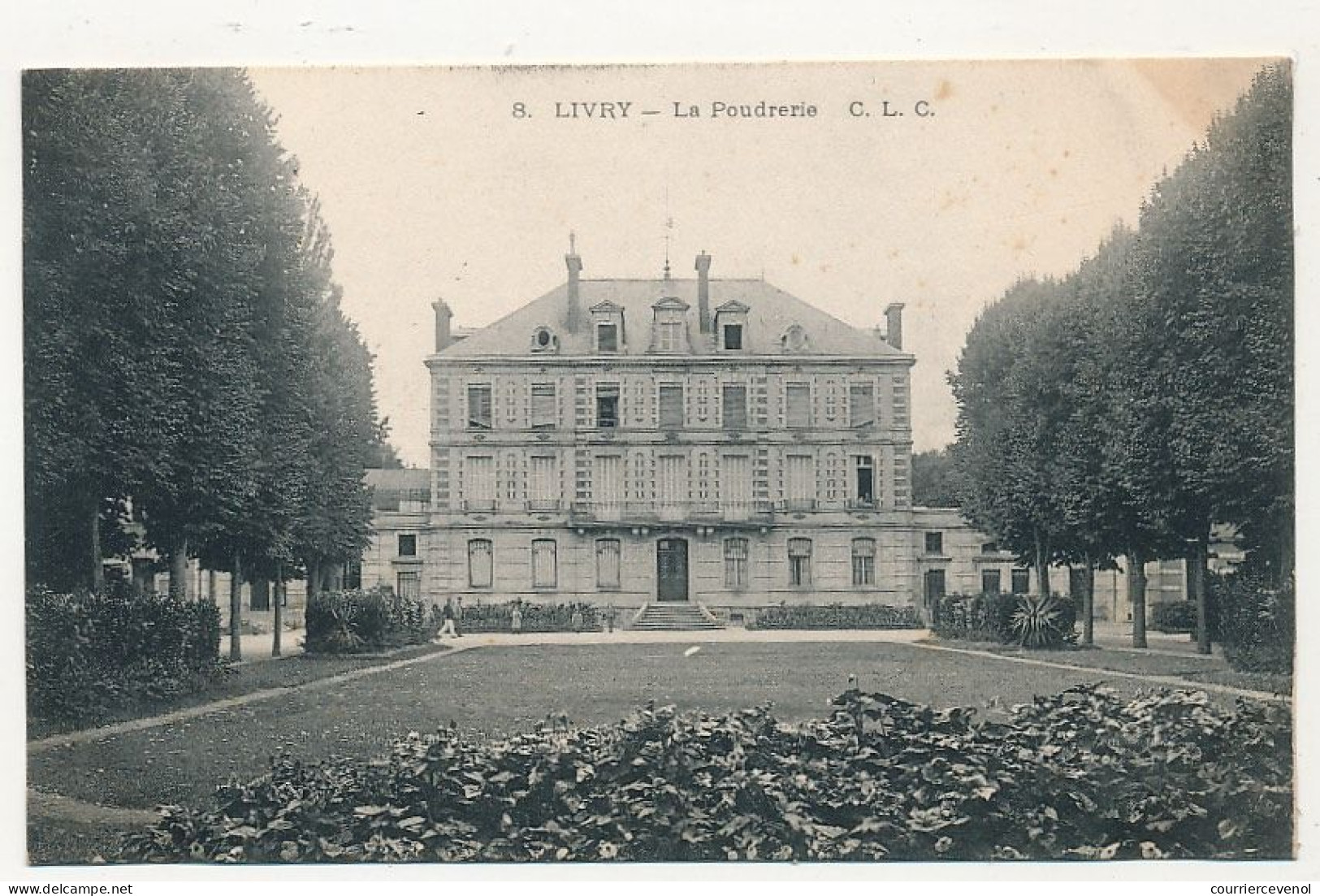 2 CPA - LIVRY (Seine Et Oise) - Entrée De La Caserne, Allée De La Poudrerie / La Poudrerie - Livry Gargan