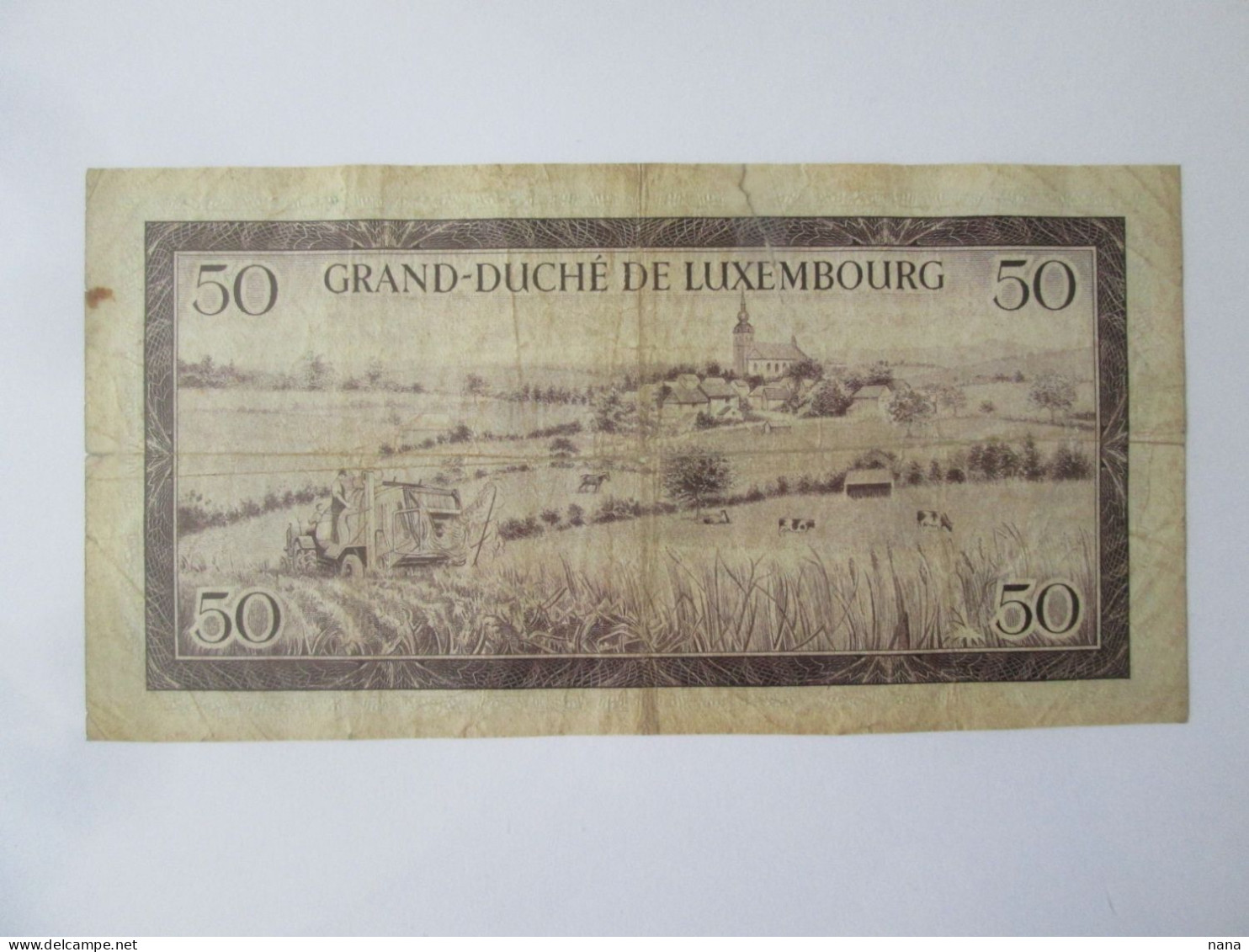 Luxembourg 50 Francs 1961 Banknote See Pictures - Luxemburg