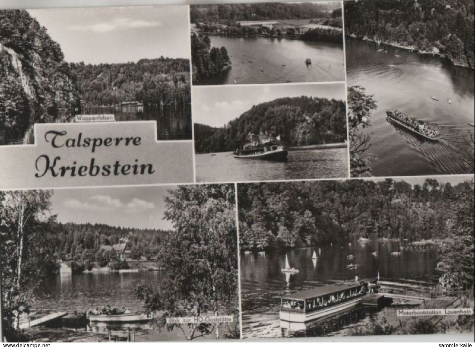 81579 - Talsperre Kriebstein - Mit 6 Bildern - Ca. 1975 - Mittweida