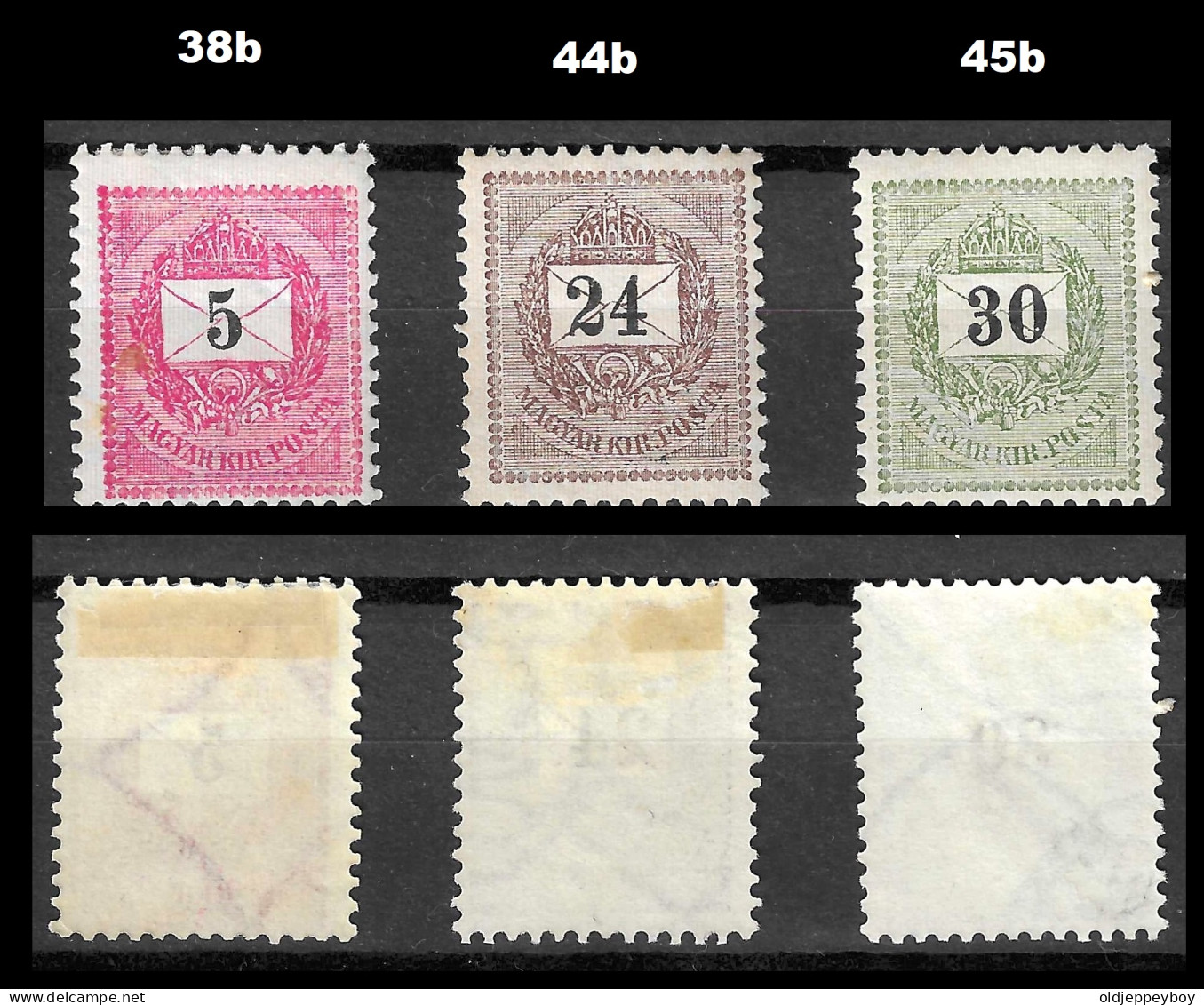 HONGRIE - HUNGARY - UNGARN / 1888 Typo. Perf. 12 X 11 1/2 WMK 135 CROWN IN CIRCLE MLH FULL GUM RRR ENORMOUS CAT VALUE - Unused Stamps