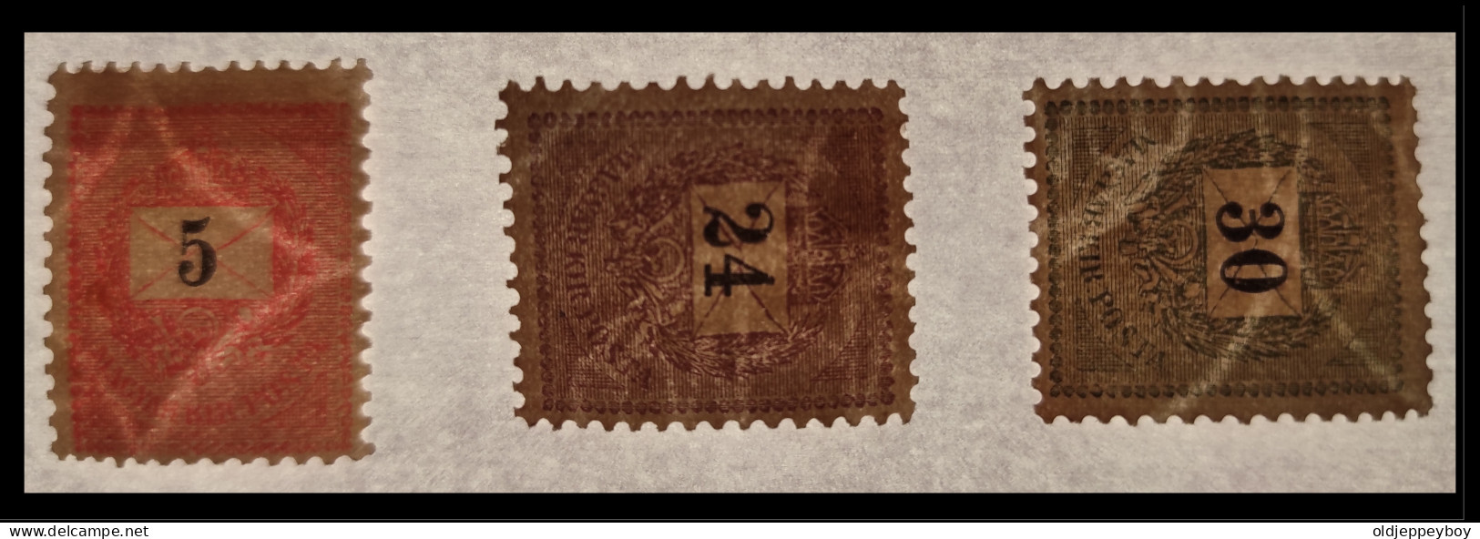 HONGRIE - HUNGARY - UNGARN / 1888 Typo. Perf. 12 X 11 1/2 WMK 135 CROWN IN CIRCLE MLH FULL GUM RRR ENORMOUS CAT VALUE - Unused Stamps