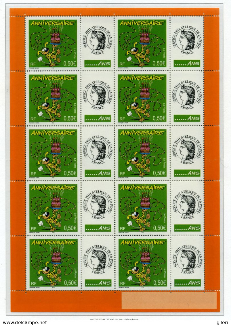 N 3569A Bloc De 10 Cérès - Unused Stamps