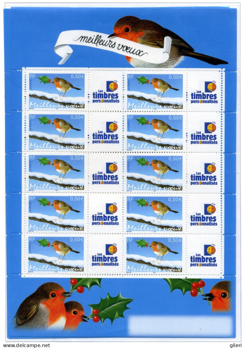 N 3621A Bloc De 10 Personnalisés - Unused Stamps