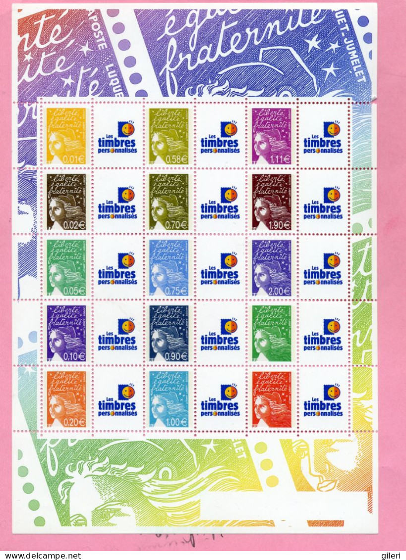 N 3688B Bloc Personnalisés - Unused Stamps