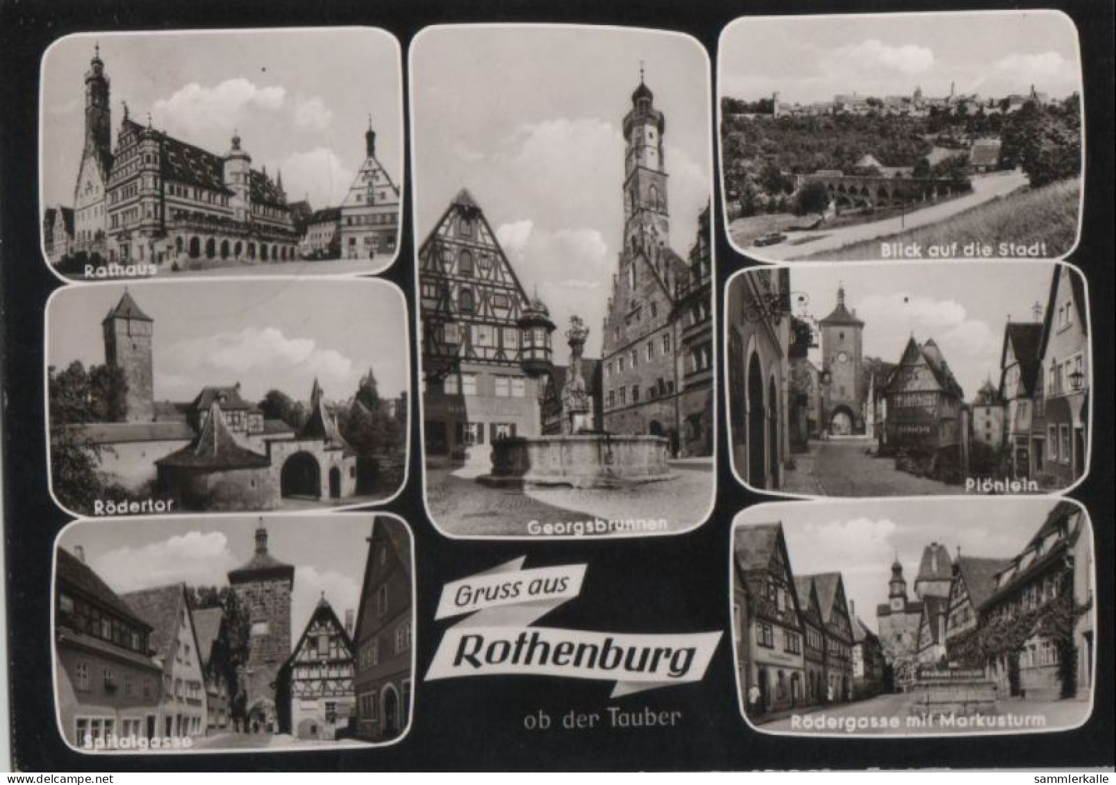 56911 - Rothenburg - U.a. Rödergasse Mit Markusturm - 1965 - Rothenburg O. D. Tauber