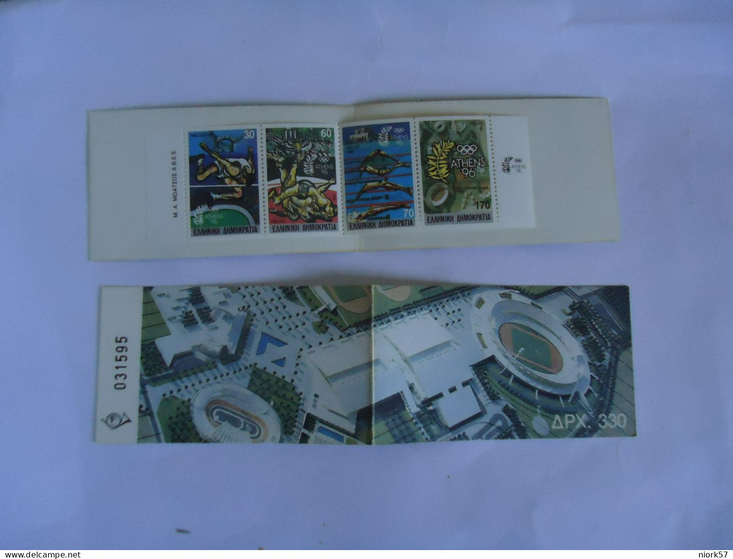 GREECE  BOOKLET   1989  SPORTS GREECE -HOMELAND OF THE OLYMPIC GAMES - Summer 1996: Atlanta