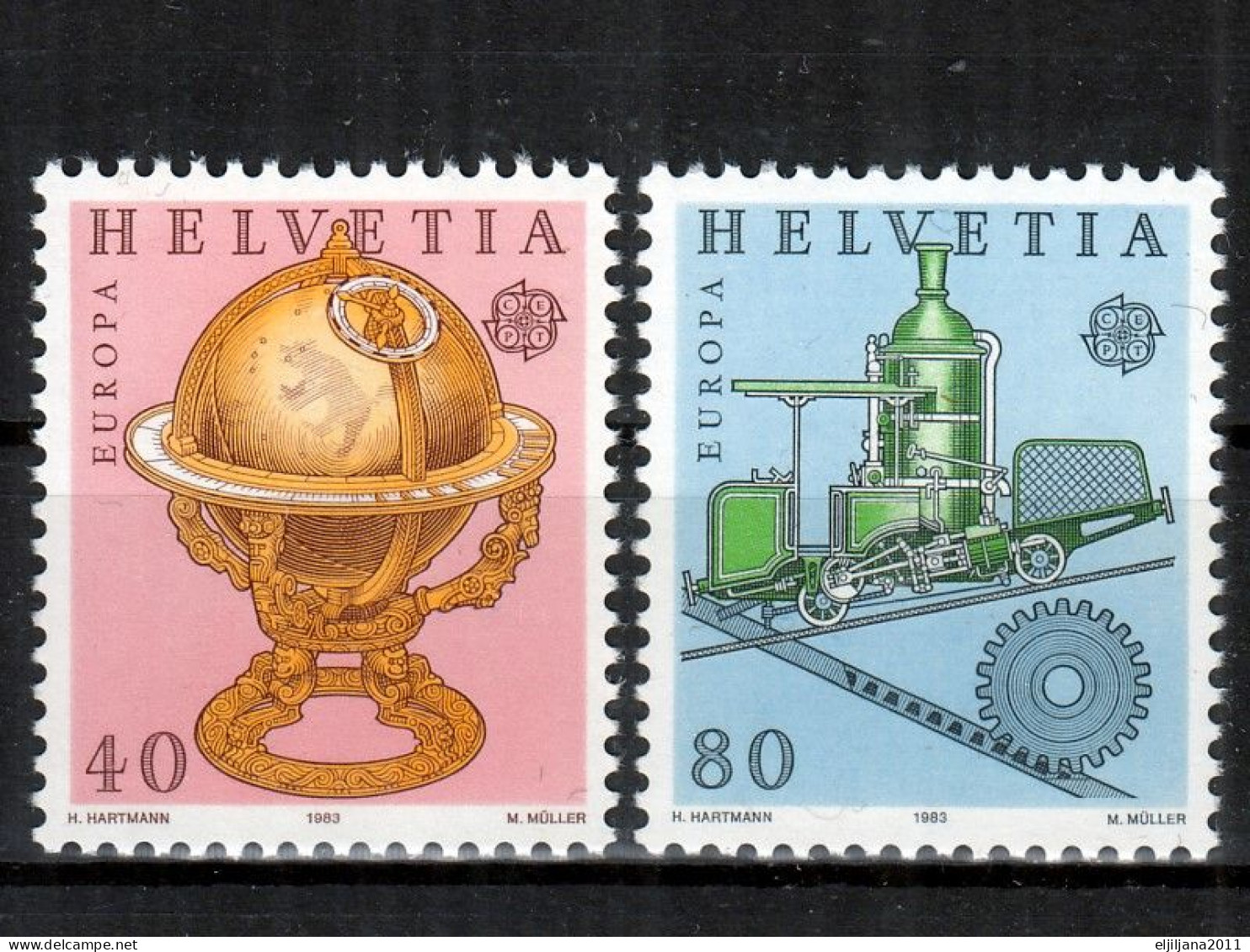 Switzerland / Helvetia / Schweiz / Suisse 1983 ⁕ Europa Cept Mi.1249-1250 ⁕ 2v MNH - Ongebruikt