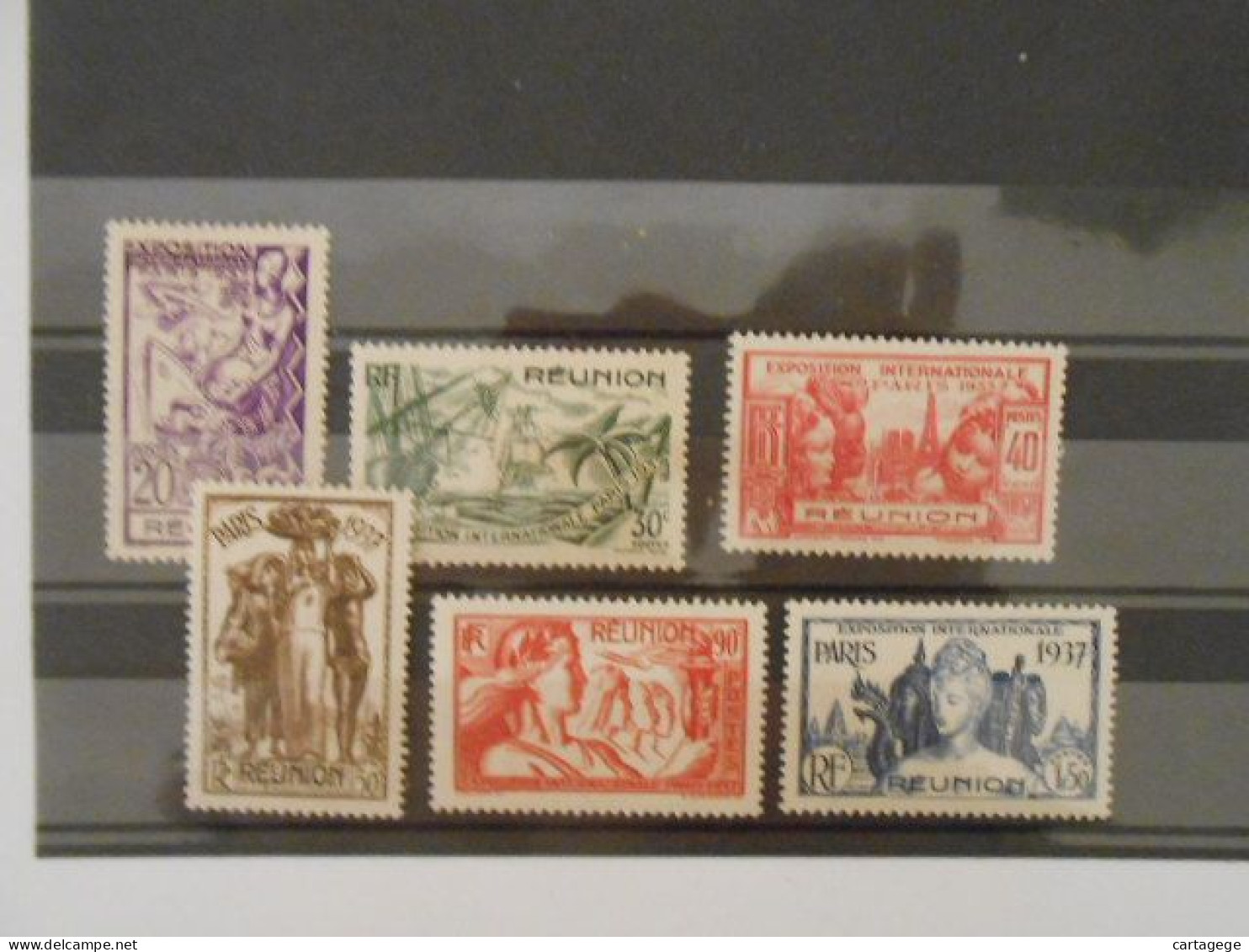 REUNION YT 149/154 EXPOSITION INTERNATIONALE DE PARIS* - Unused Stamps