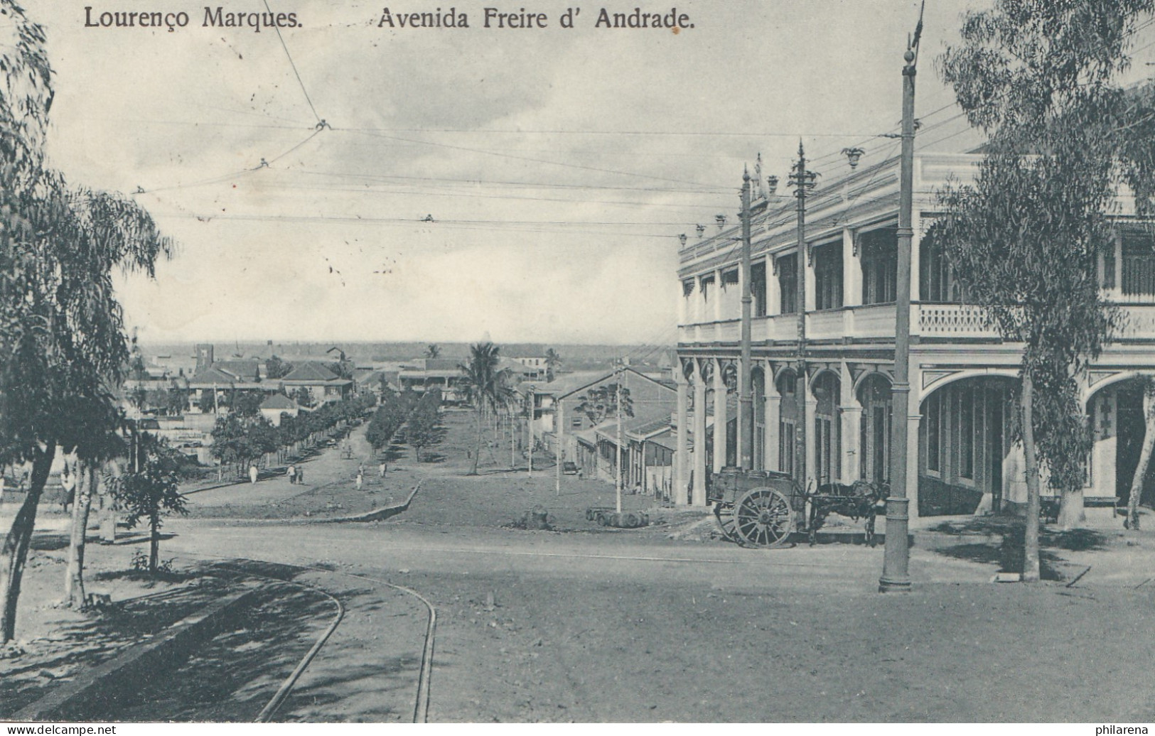 Mocambique 1911: Post Card Lourenco Marques To Hamburg - Mozambique
