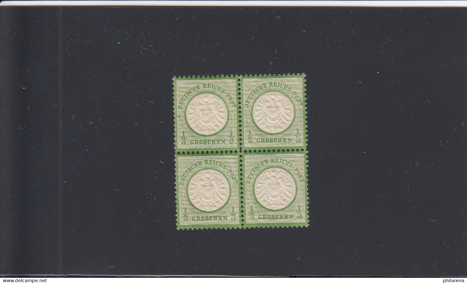 DR: MiNr. 17a, Viererblock, Postfrisch, BPP Attest - Unused Stamps