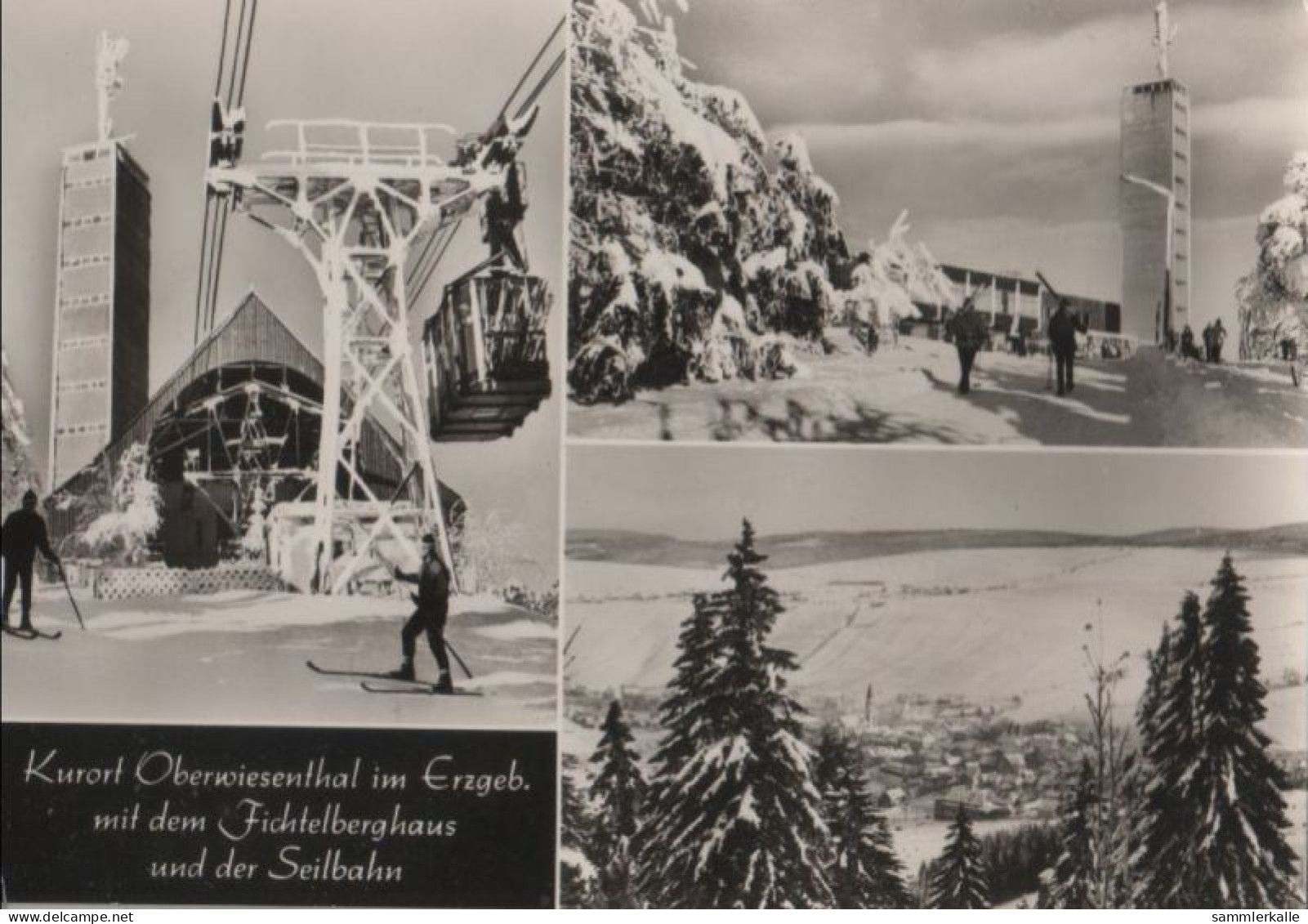 83327 - Oberwiesenthal - Mit Fichtelberghaus Und Seilbahn - 1977 - Oberwiesenthal