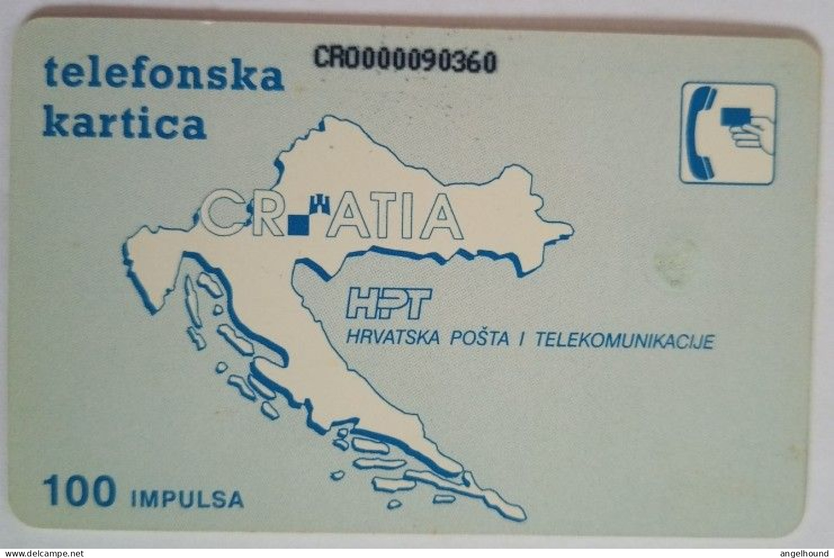 Croatia 100 Units Chip Card - Kras ( Shell ) - Kroatië