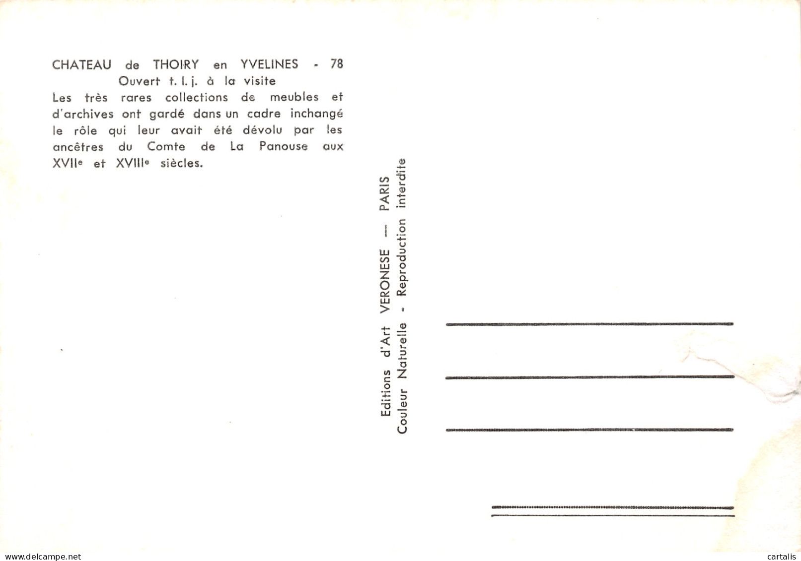 78-THOIRY CHATEAU-N°3752-A/0079 - Thoiry