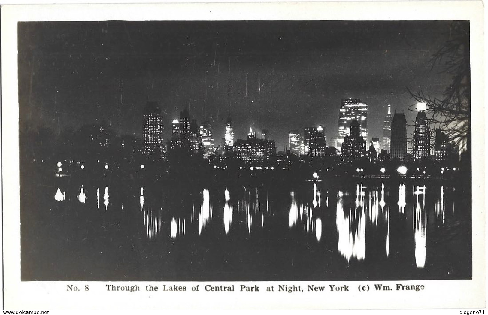 Through The Lakes Of Central Park At Night New York - Central Park