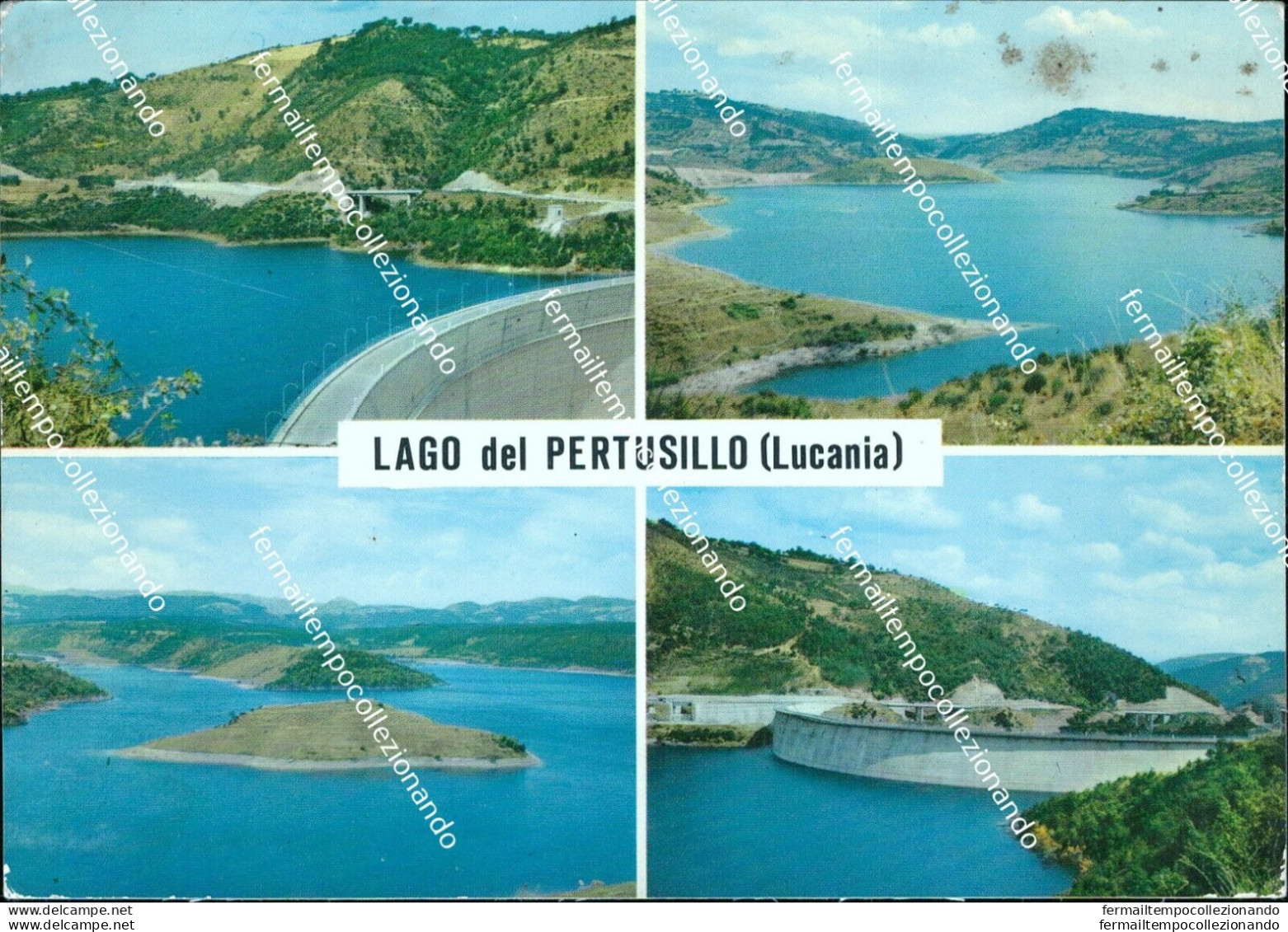 Bl472 Cartolina Lago Del Pertusillo Provincia Di Potenza - Potenza