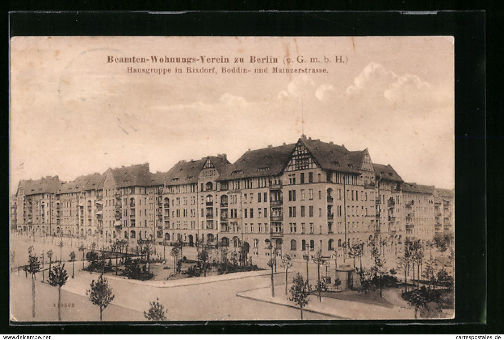 AK Berlin-Rixdorf, Beamten-Wohnungs-Verein In Der Boddin- Und Mainzerstrasse  - Neukoelln