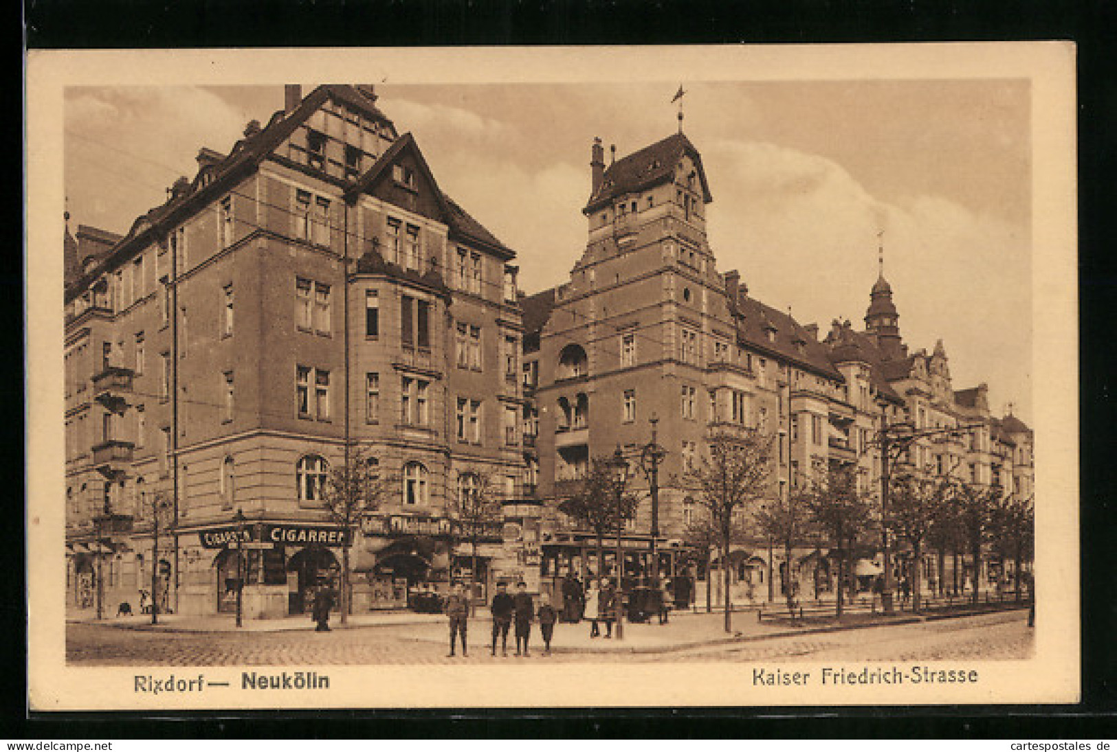 AK Berlin-Neukölln, Partie In Der Kaiser Friedrich-Strasse In Rixdorf  - Neukoelln