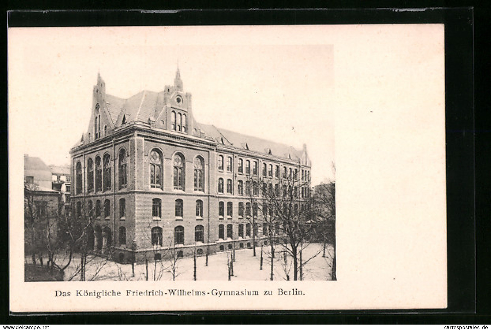 AK Berlin, Das Königliche Friedrich-Wilhelms-Gymnasium, Innenhof Mit Hauptgebäude, Kochstrasse 13  - Kreuzberg