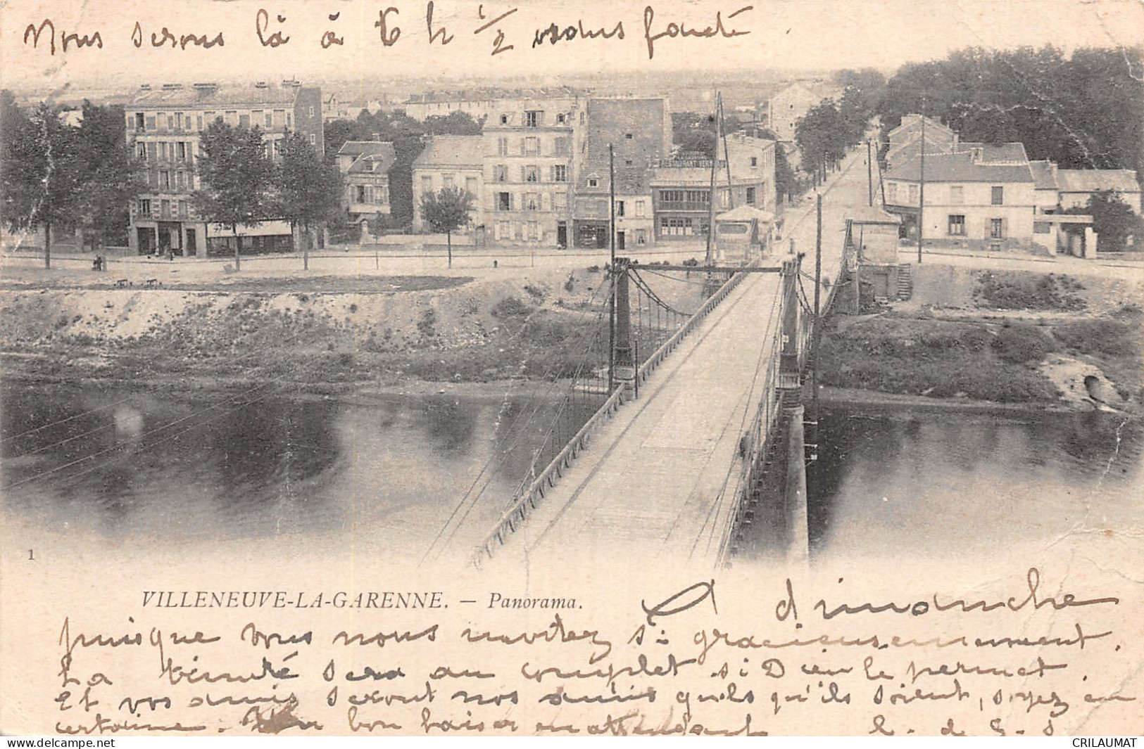 92-VILLENEUVE LA GARENNE-N°LP5000-B/0395 - Villeneuve La Garenne