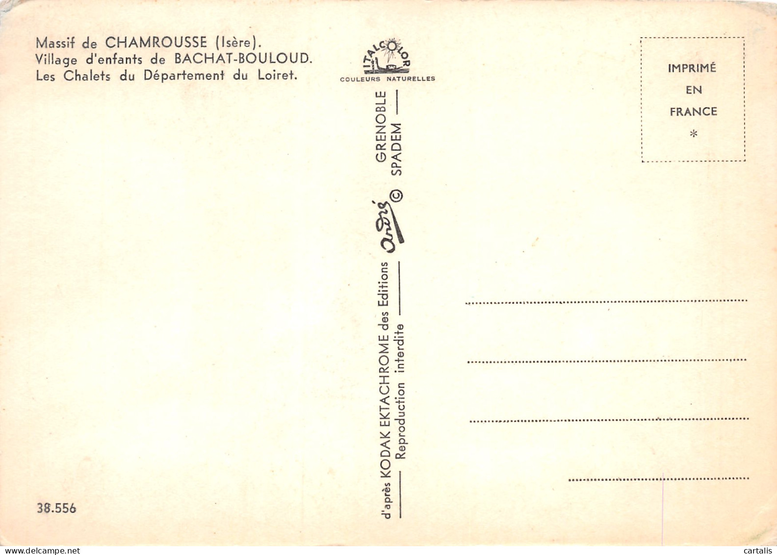38-CHAMROUSSE-N°3754-C/0341 - Chamrousse