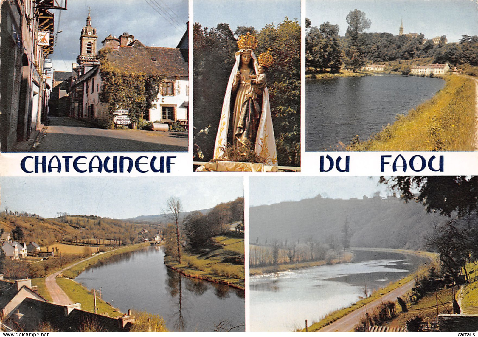 29-CHATEAUNEUF DU FAOU-N°3754-C/0229 - Châteauneuf-du-Faou