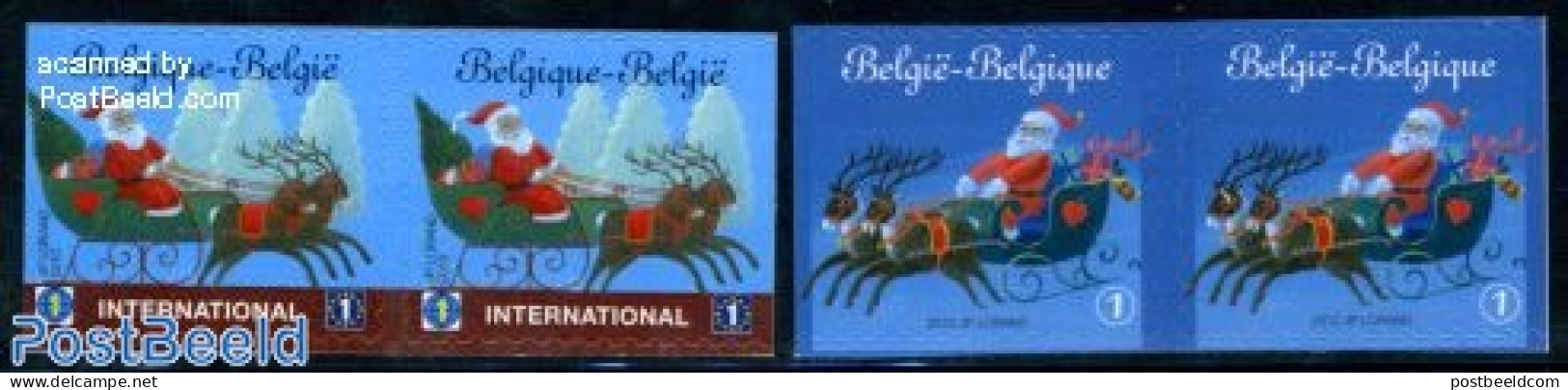 Belgium 2010 Christmas 4v S-a, Mint NH, Religion - Christmas - Neufs