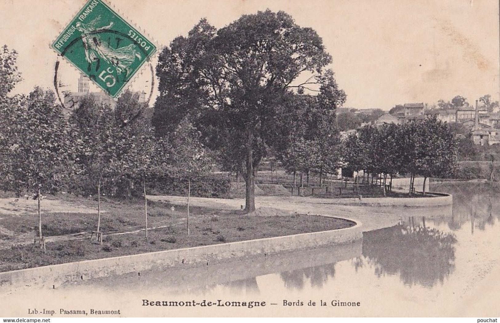 C3-82) BEAUMONT DE LOMAGNE - BORDS DE LA GIMONE - Beaumont De Lomagne