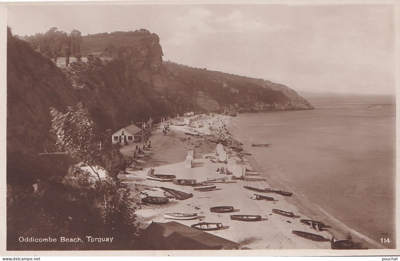 C8- TORQUAY - ODDICOMBE BEACH  - ( 2 SCANS )  - Torquay