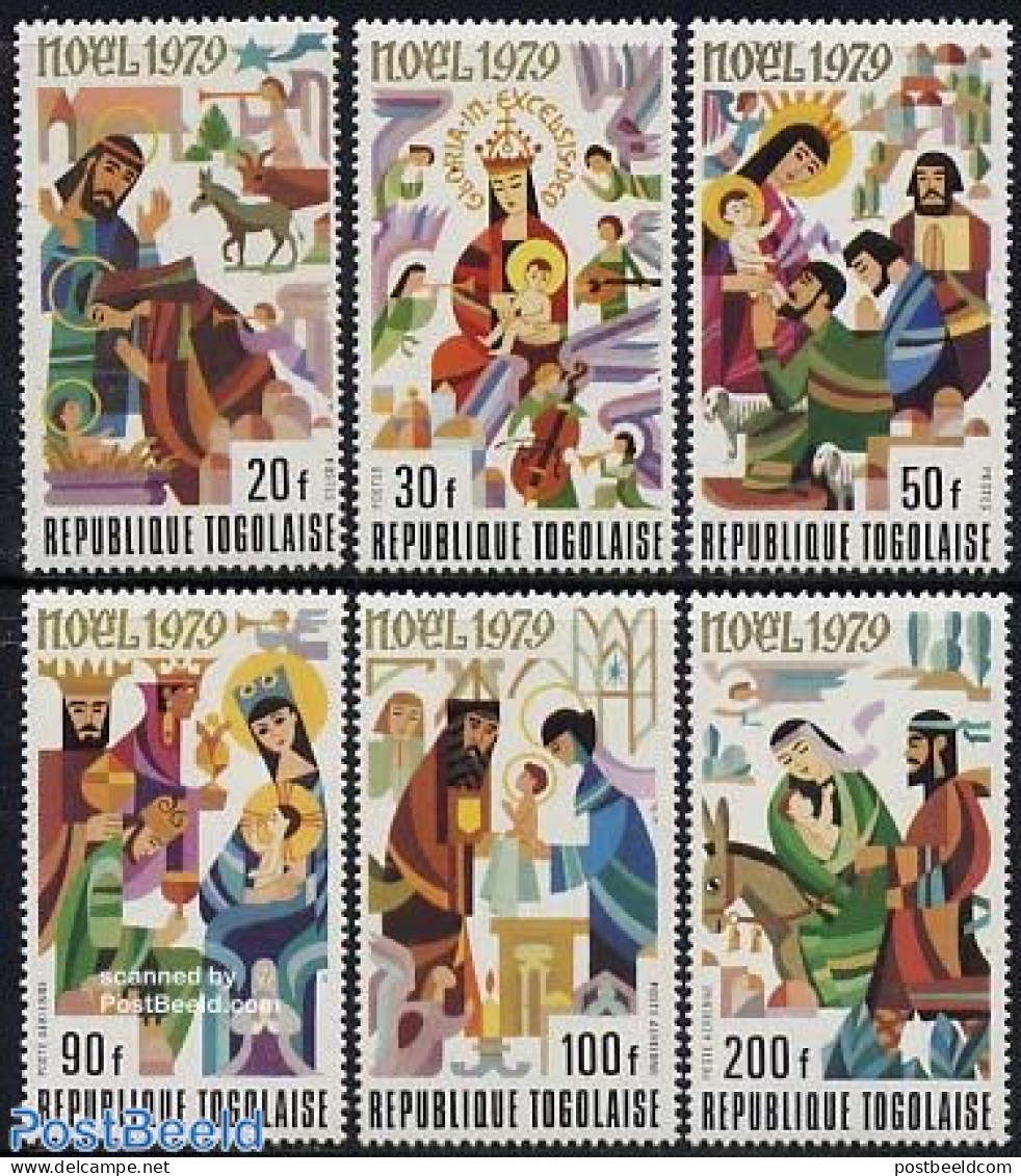 Togo 1979 Christmas 6v, Mint NH, Religion - Christmas - Navidad