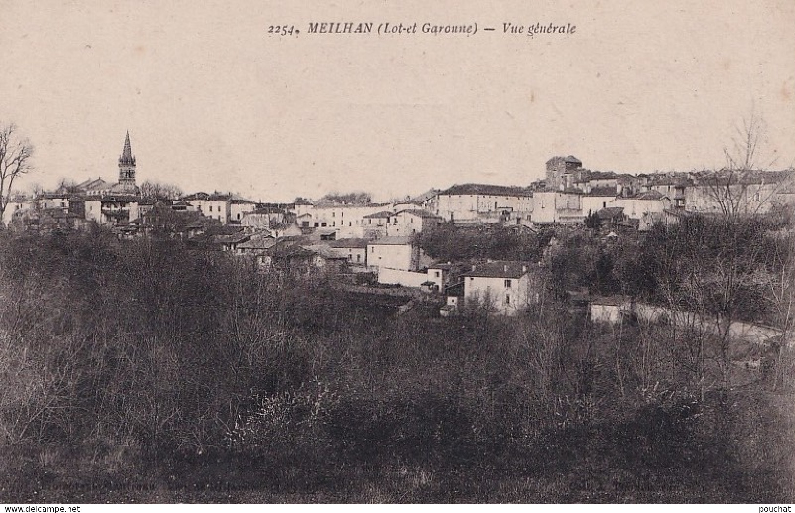 C10-47) MEILHAN (LOT ET GARONNE) VUE GENERALE  - ( 2 SCANS ) - Meilhan Sur Garonne