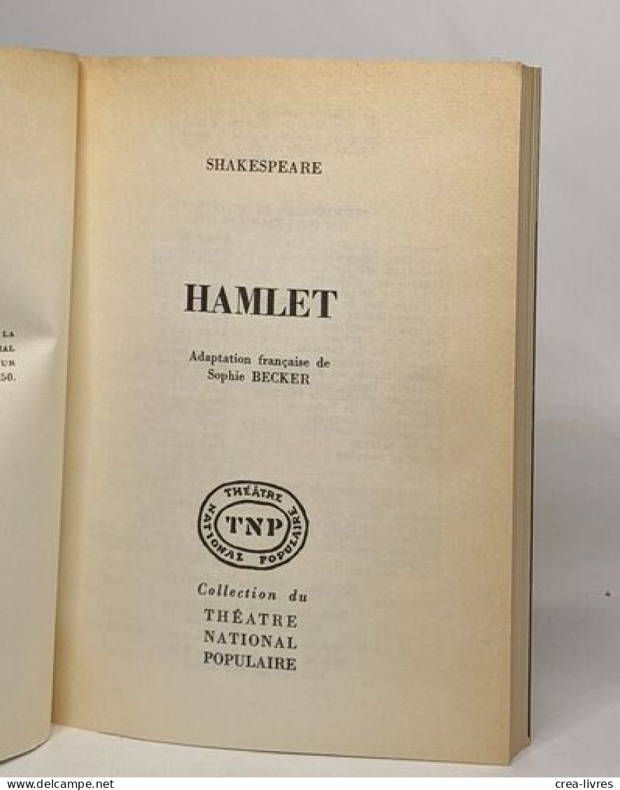 Hamlet - Franse Schrijvers