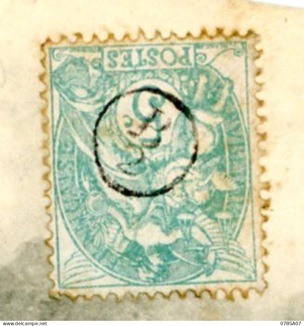 BOITE RURALE HTE SAVOIE CP LEVEE ET DISTRIBUEE  DANS LA TOURNEE EVIAN 5C BLANC BOITE RURALE SUPLEMENTAIRE B/2 => AMPHION - 1900-29 Blanc