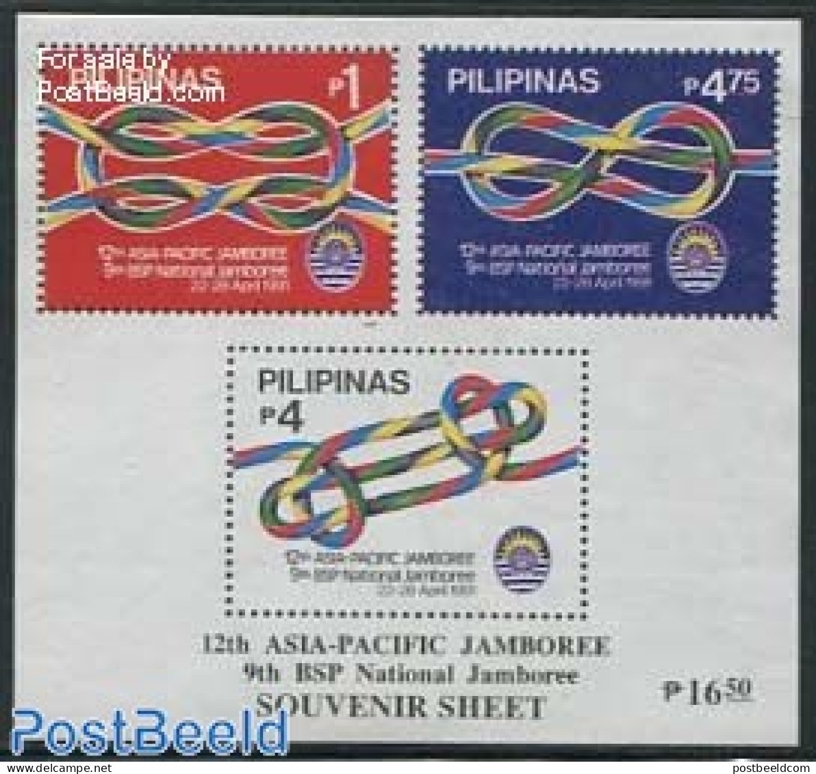 Philippines 1991 Jamboree S/s, Mint NH, Sport - Scouting - Filippine