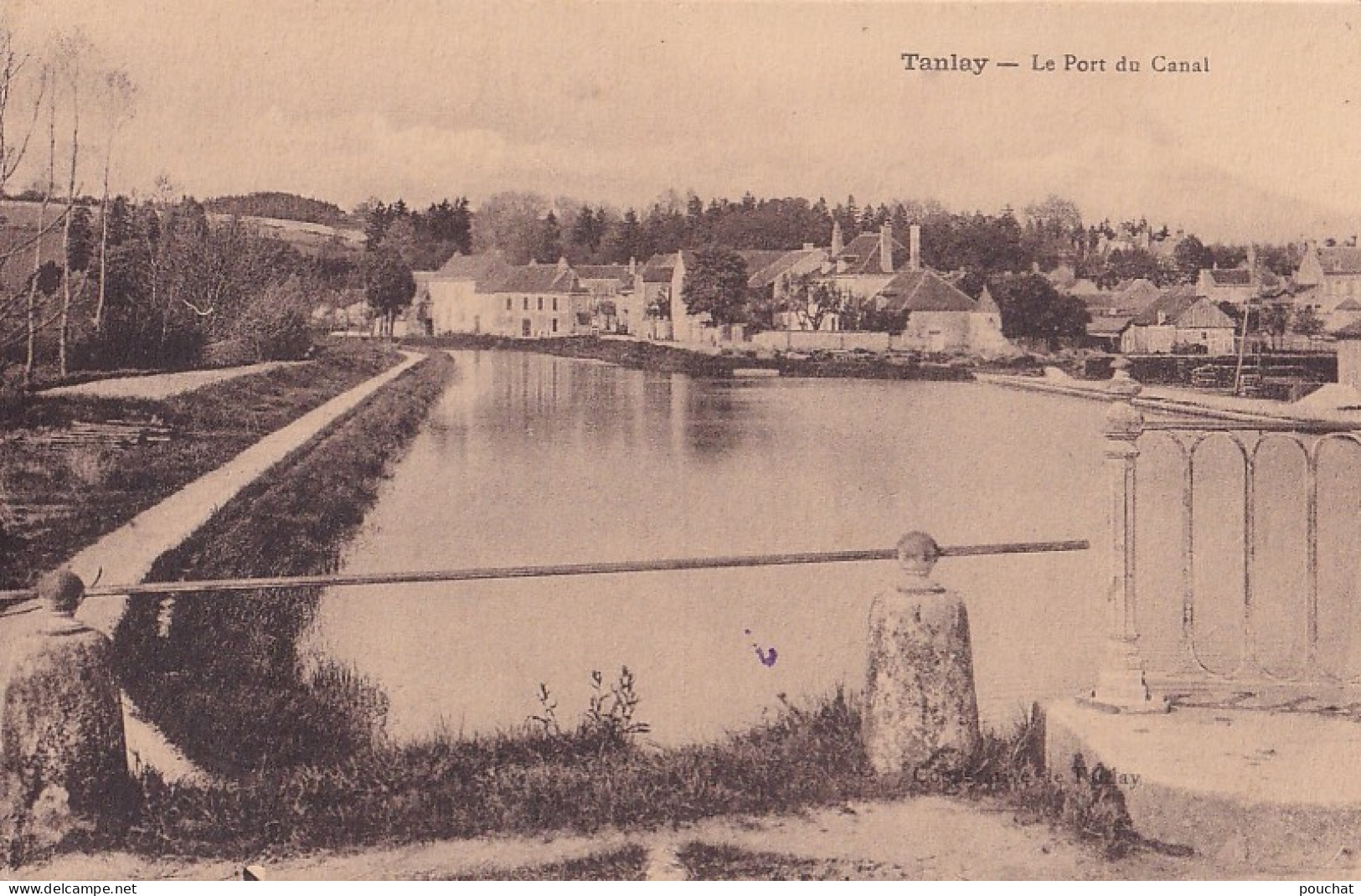 C18-89) TANLAY (YONNE) LE PORT DU CANAL - ( 2 SCANS ) - Tanlay