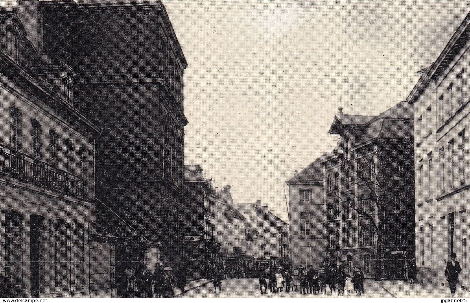 GEO Ath Rue De Nazaereth Academie Du Dessin Moulin Vers 1902 COPIE - Ath