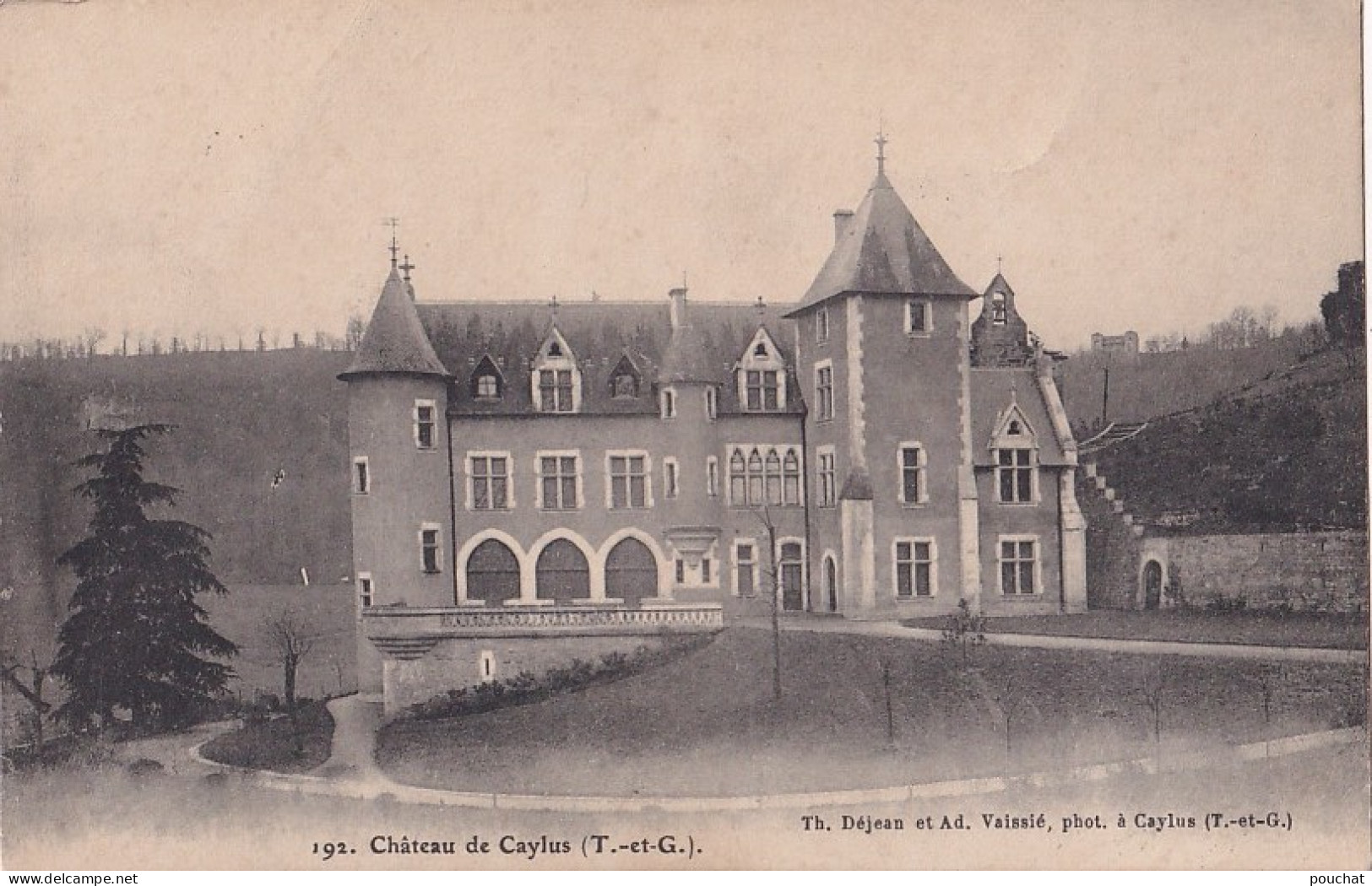 S3-82) CHATEAU DE CAYLUS (TARN ET GARONNE)   - ( 2 SCANS ) - Caylus