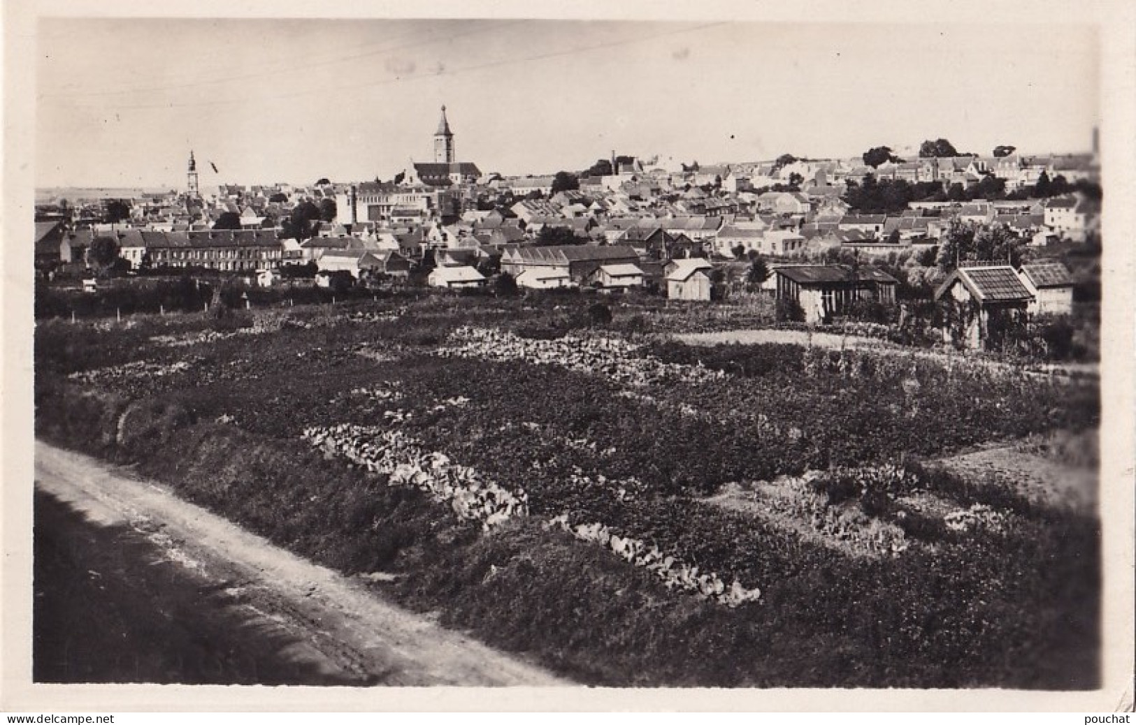 S6-59) LE CATEAU (NORD) PANORAMA - ( 1955  - 2 SCANS ) - Le Cateau