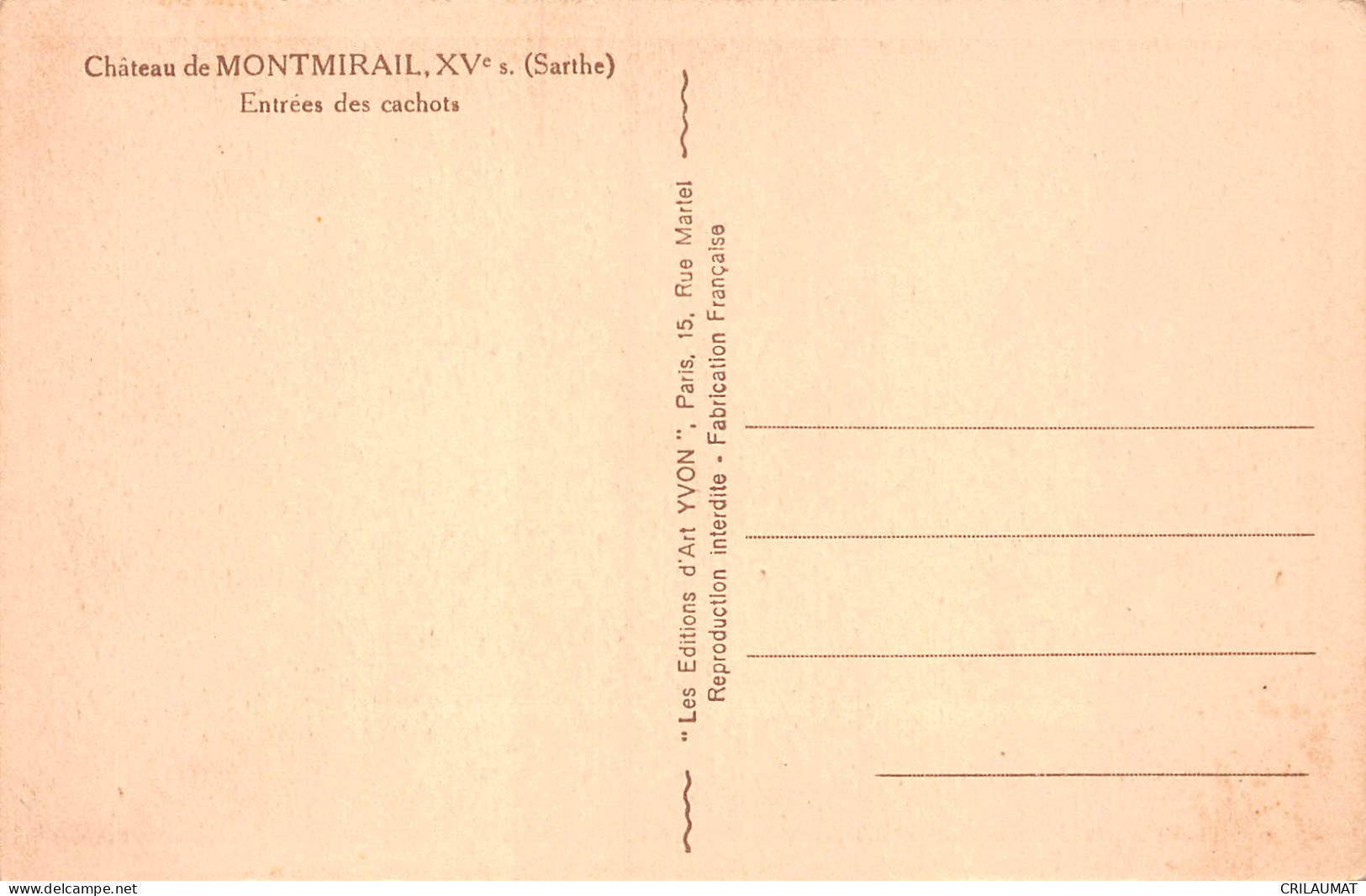 72-MONTMIRAIL-N°LP5002-C/0187 - Montmirail