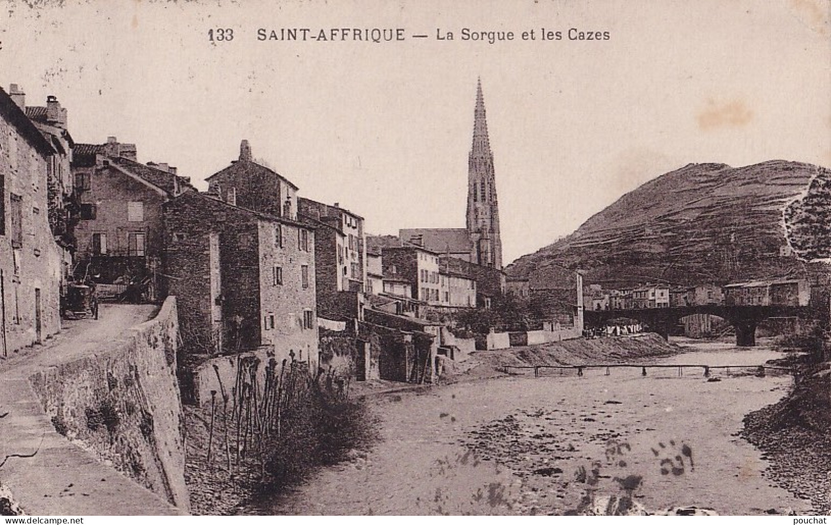 12) SAINT AFFRIQUE (AVEYRON) LA SORGUE ET LES CAZES - ( 2 SCANS )  - Saint Affrique
