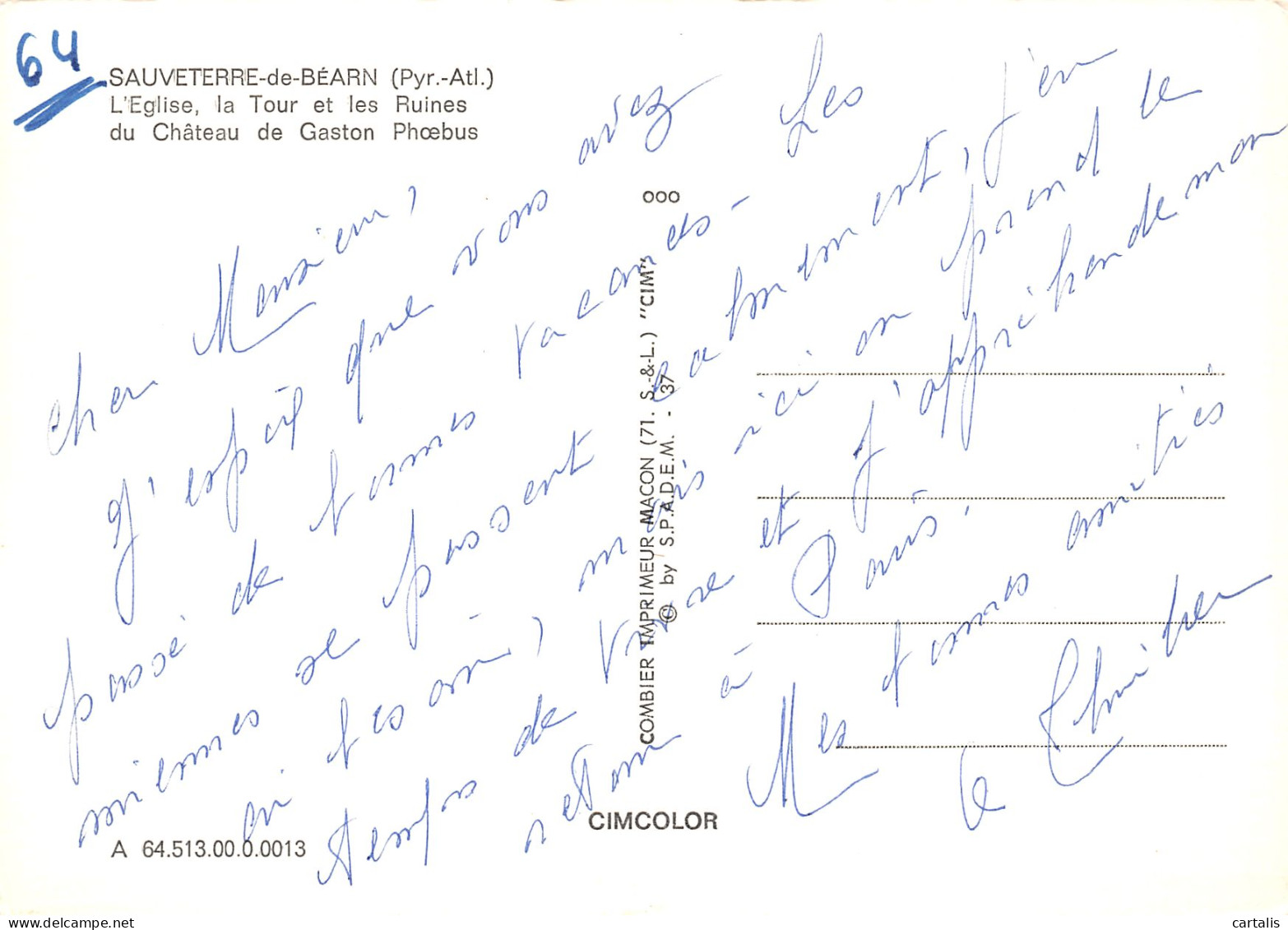 64-SAUVETERRE DE BEARN-N°3758-A/0205 - Sauveterre De Bearn