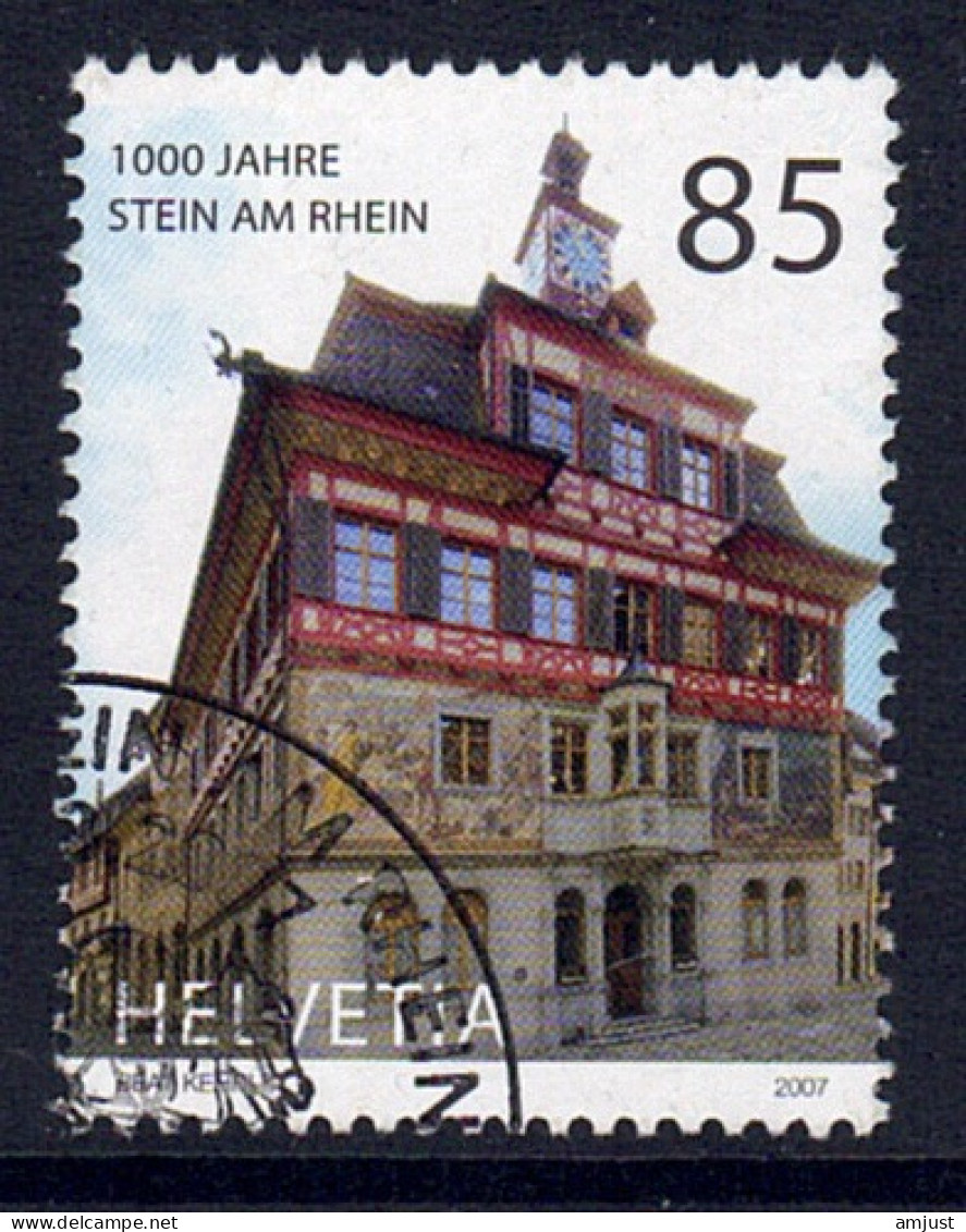 Suisse // Switzerland // 2000-2009 // 2007 //  1000 Ans De Stein Am Rhein Oblitérée 1er Jour, Maison No. 1217 - Used Stamps