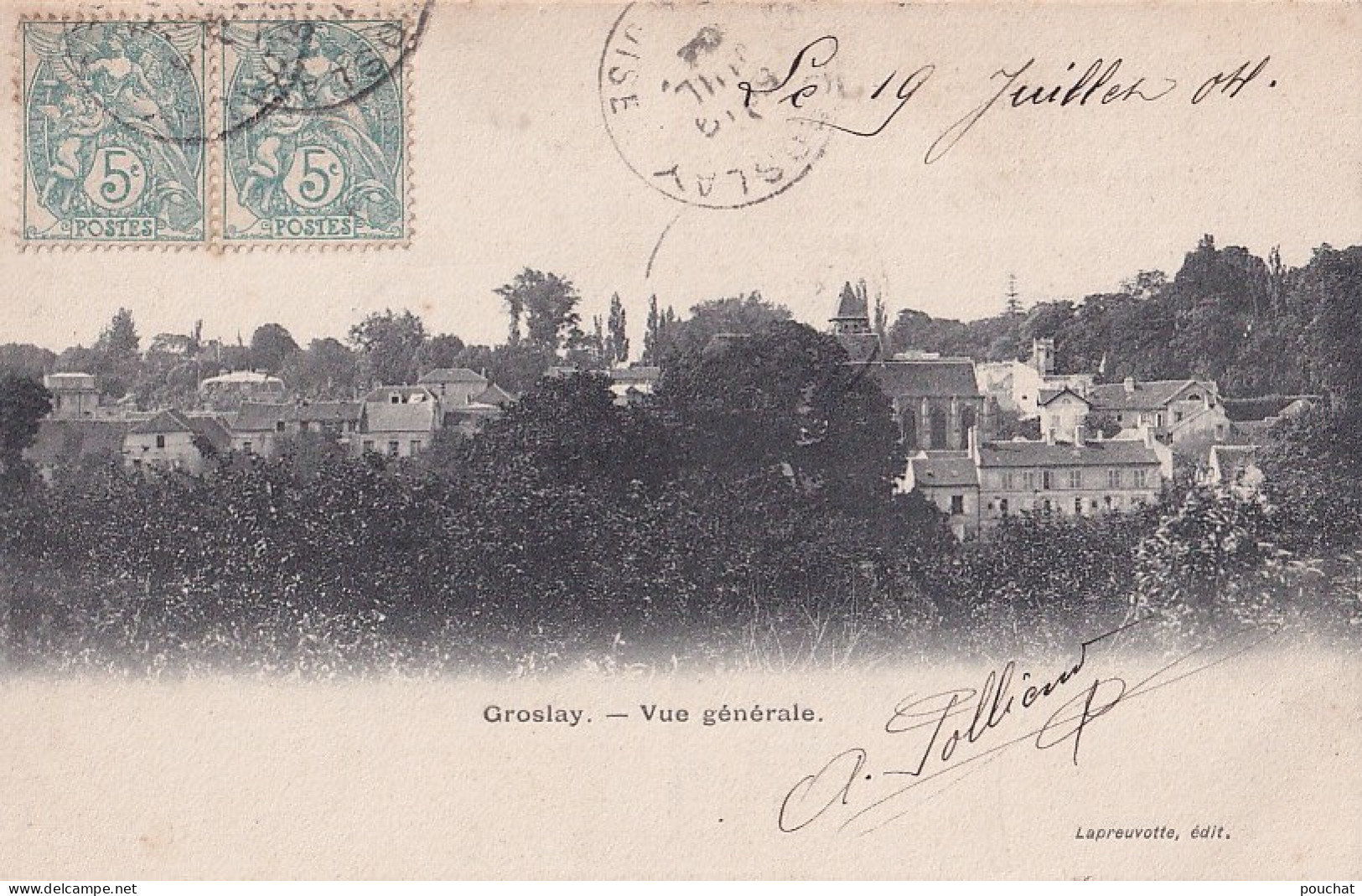 F19-95) GROSLAY - VUE GENERALE  - Groslay