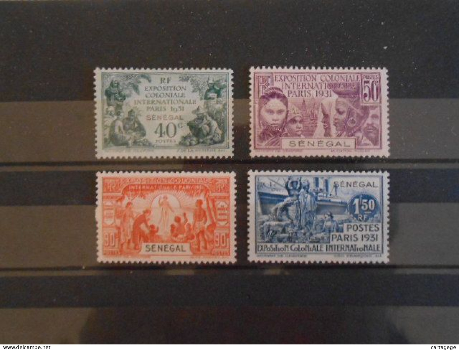 SENEGAL YT 110/113 EXPOSITION COLONIALE DE PARIS* - Unused Stamps