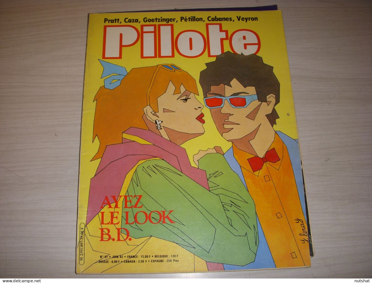 PILOTE MENSUEL 97 06.82 Annie GOETZINGER BLADE RUNNER Nestor BURMA CHIRICO - Pilote