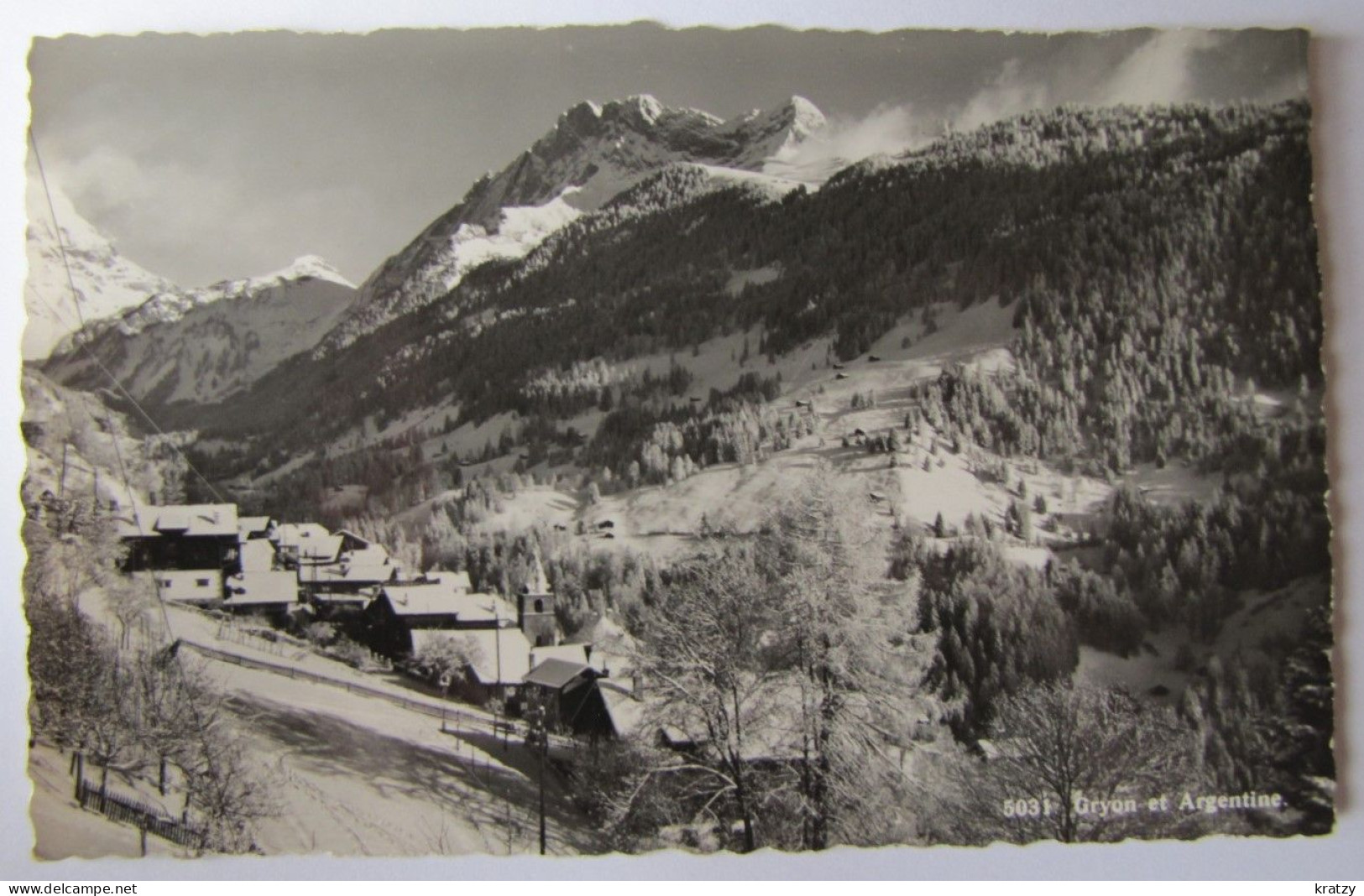 SUISSE - VAUD - LES DIABLERETS - GRYON Et ARGENTINE - 1953 - Les Diablerets