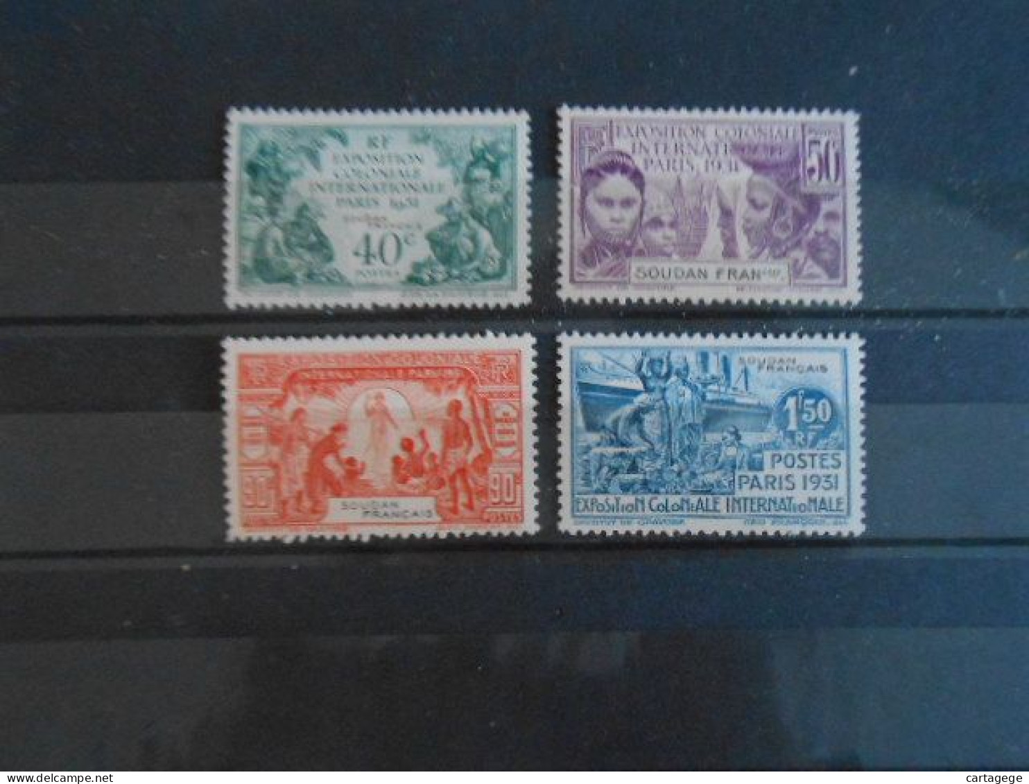 SOUDAN YT 89/92 EXPOSITION COLONIALE DE PARIS* - Unused Stamps
