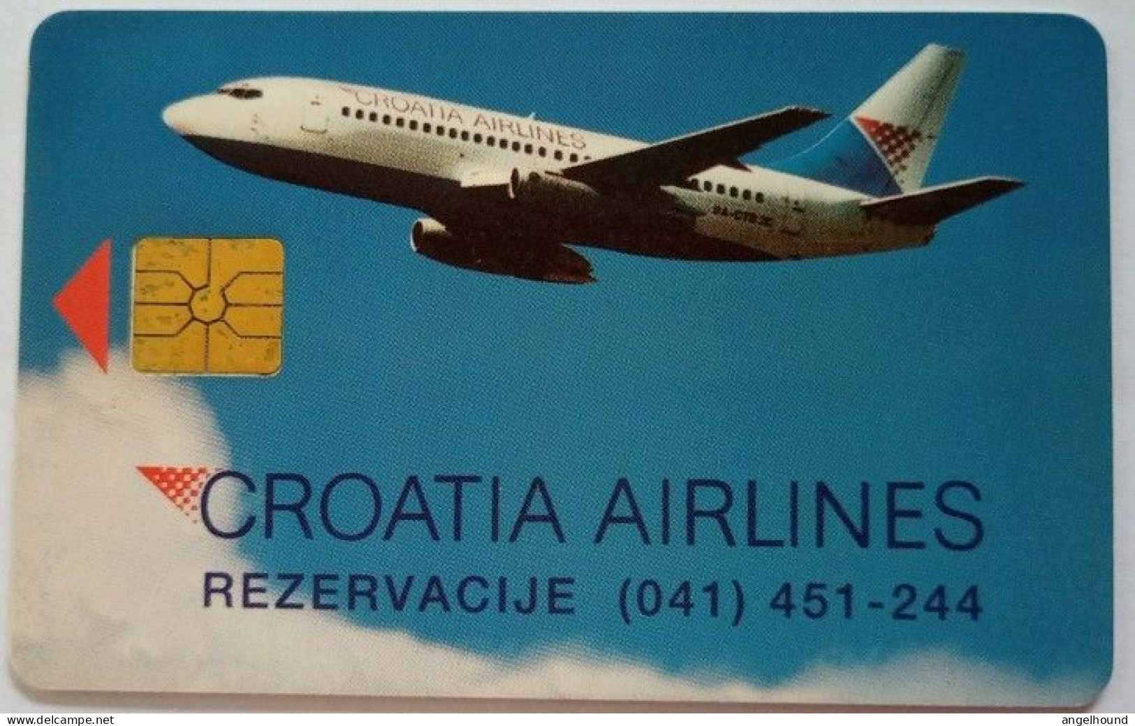 Croatia 200 Units Chip Card - Croatia Airlines - Croatia
