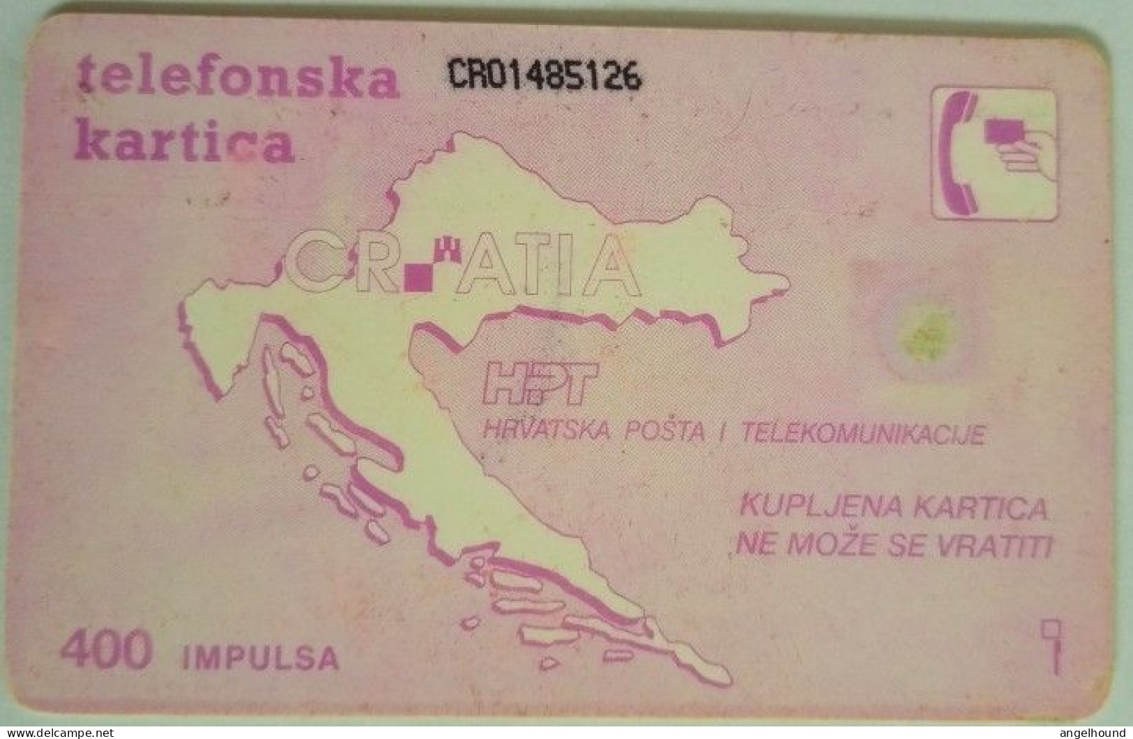 Croatia 400 Units Chip Card - HPB - Kroatien