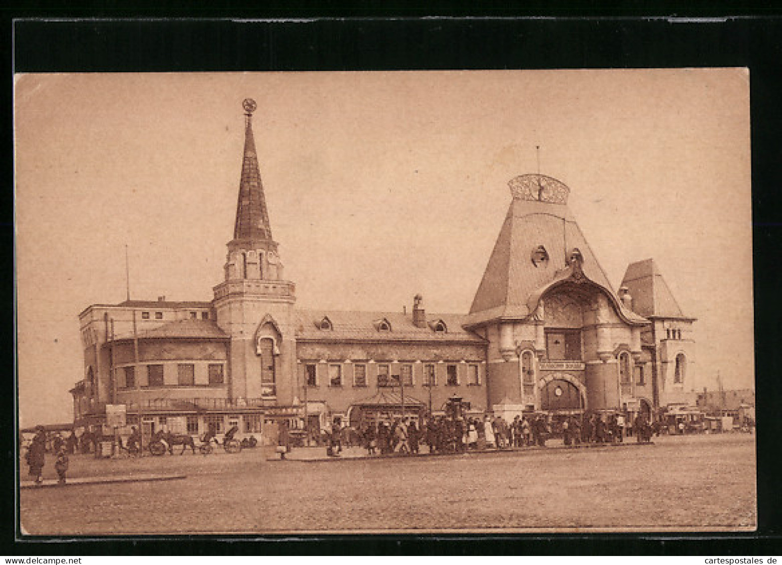 AK Moskau, Jaroslawler Bahnhof  - Russland