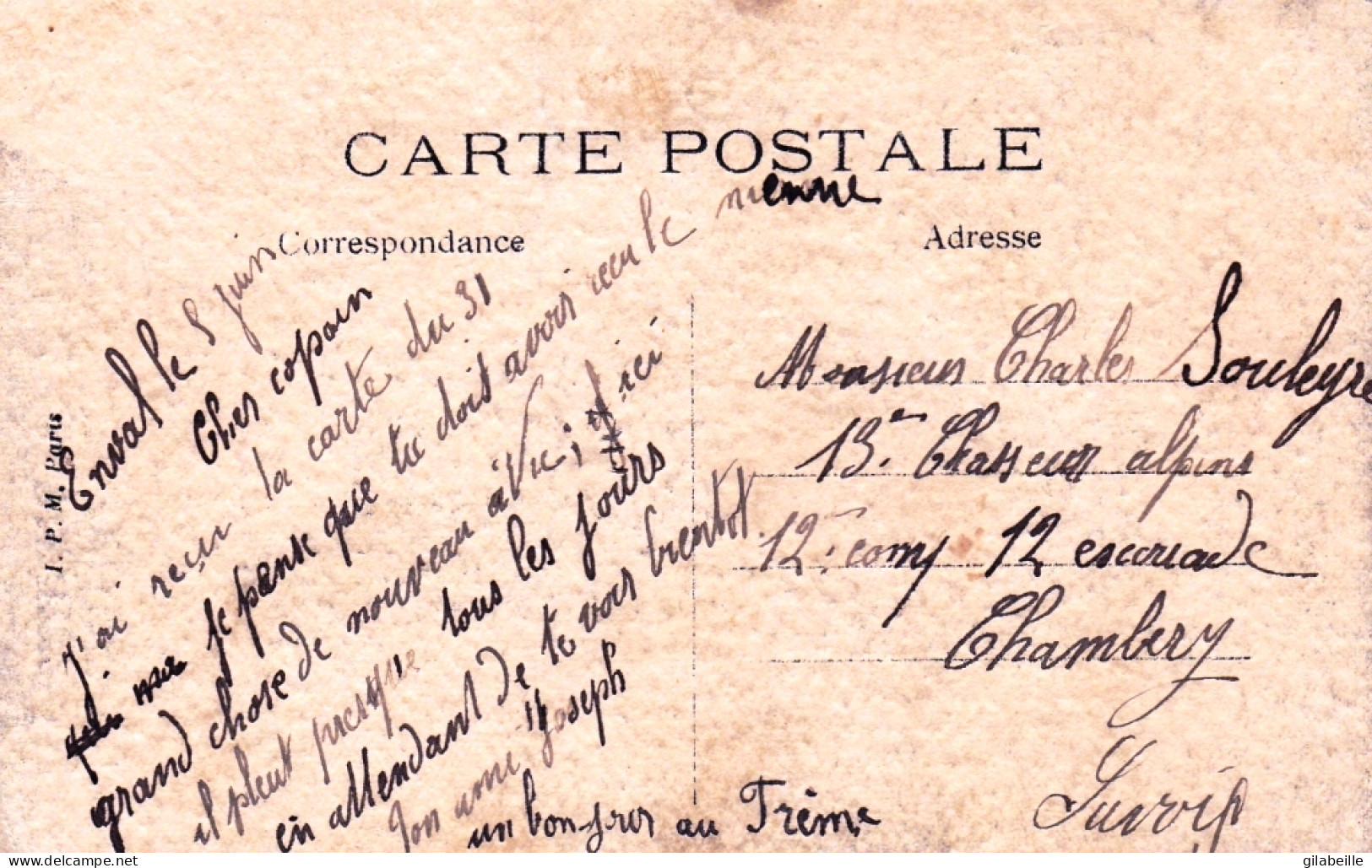 63 - Puy De Dome - VIC Le COMTE - Boulevard Du Jeu De Paume -tabac - Charcuterie - Vic Le Comte